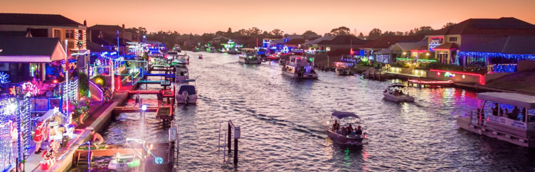 mandurah canal cruises christmas lights